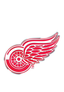 Detroit Red Wings Color Car Emblem - Red