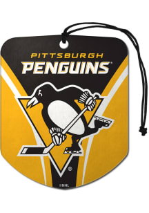 Pittsburgh Penguins 2pk Shield Auto Air Fresheners - Yellow