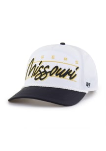 47 Missouri Tigers Brrr Condor Two-Tone Hitch Adjustable Hat - White