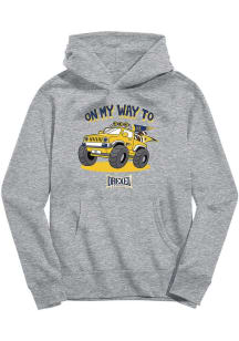 Vive La Fete Drexel Dragons Toddler Grey On My Way Long Sleeve Hooded Sweatshirt