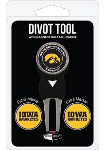 Iowa Hawkeyes Divot Tool With 3 Marker Pack Golf Ball Marker