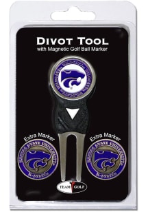 K-State Wildcats 3 Pack Ball Markers Divot Tool