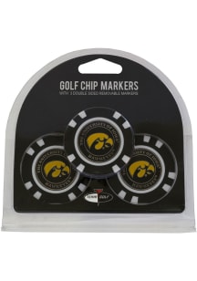Iowa Hawkeyes 3 Pack Poker Chip Golf Ball Marker