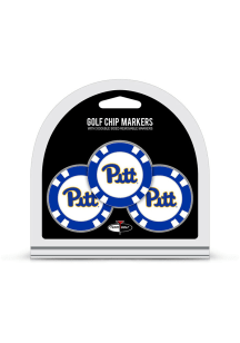 Pitt Panthers 3 Pack Poker Chip Golf Ball Marker