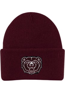 LogoFit Missouri State Bears Northpole Beanie Baby Knit Hat - Burgundy