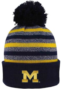 LogoFit Michigan Wolverines Blue Doc Mens Knit Hat