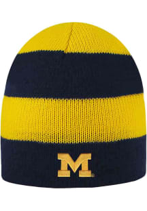 LogoFit Michigan Wolverines Blue Columbia Mens Knit Hat