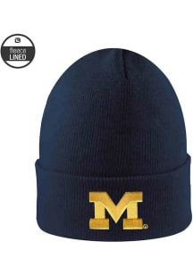 LogoFit Michigan Wolverines Blue South Pole Mens Knit Hat