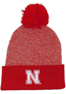 LogoFit Nebraska Cornhuskers Red Rooney Mens Knit Hat