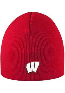 LogoFit Wisconsin Badgers Red Everest Mens Knit Hat