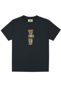 Crew Dog George Mason University Black Teddy Bear Tee Short Sleeve Fashion T Shirt