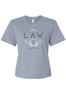 Summit Sportswear UConn Huskies Womens Light Blue Midlength Short Sleeve T-Shirt