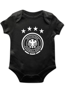 Vive La Fete Germany National Team Baby Black Archie Short Sleeve One Piece