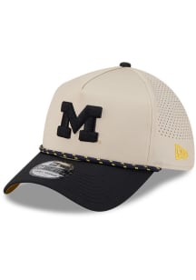 New Era Michigan Wolverines Mens Brown 2T DL 39THIRTY Flex Hat