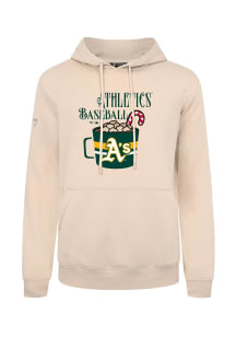 Levelwear Oakland Athletics Mens Brown Podium Mellow Long Sleeve Hoodie
