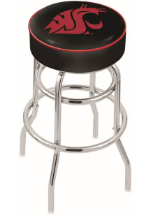 Georgia Bulldogs Double-Ring Swivel with Back Pub Stool - Black