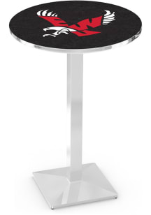 Eastern Washington Eagles Chrome Square Base Pub Table