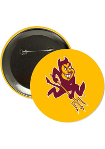 Arizona State Sun Devils 3" Main Mark Button - Red