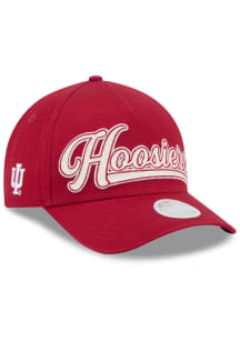 New Era Indiana Hoosiers Crimson Glitz 9FORTY M-Crown A-Frame Womens Adjustable Hat