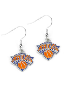 New York Knicks Logo Dangle Womens Earrings