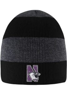 LogoFit Northwestern Wildcats Black Columbia Mens Knit Hat