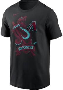 Nike Arizona Diamondbacks Black Performance Drive Short Sleeve T Shirt