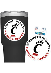Cincinnati Bearcats Script Durable Stickers - Red
