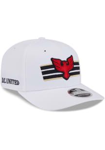 New Era DC United 2025 MLS Jersey Hook 9SEVENTY Adjustable Hat - White