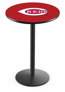 Cincinnati Reds Black Round Base Pub Table