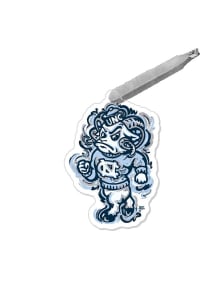 North Carolina Tar Heels Justin Patten Mascot Ornament - Light Blue
