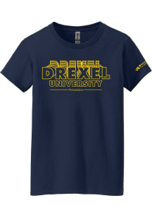 Summit Sportswear Drexel Dragons Womens Navy Blue Admitted Students Day 2022 Short Sleeve T-Shirt