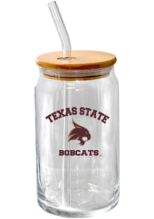 Texas State Bobcats 16oz Pint Glass - Maroon