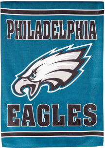 Philadelphia Eagles Embossed Suede Banner - Midnight Green