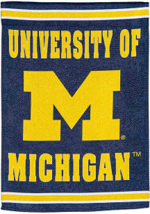 Michigan Wolverines Embossed Suede Banner - Yellow