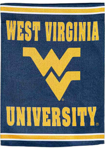 West Virginia Mountaineers Embossed Suede Banner - Blue
