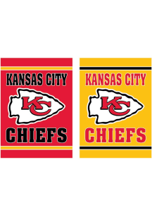 Kansas City Chiefs Embossed Suede Garden Flag - Red