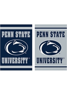 Penn State Nittany Lions Embossed Suede Garden Flag - Navy Blue