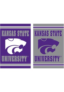 K-State Wildcats Embossed Suede Garden Flag - Purple