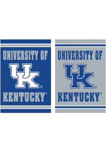 Kentucky Wildcats Embossed Suede Garden Flag - Blue