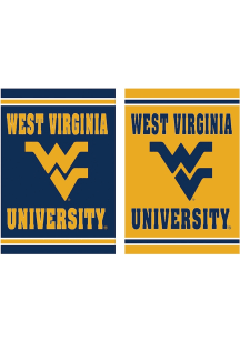 West Virginia Mountaineers Embossed Suede Garden Flag - Blue