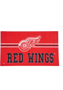 Detroit Red Wings Cross Hatch Door Mat