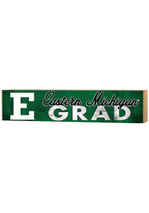 KH Sports Fan Eastern Michigan Eagles Grad graduation graphic Sign - Green