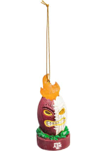 Texas A&M Aggies Lit Tiki Ornament - Maroon