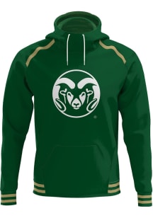 ProSphere Colorado State Rams Mens Green Classic Long Sleeve Hoodie