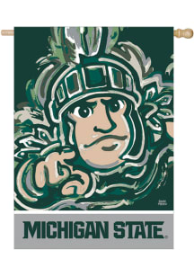 Michigan State Spartans Justin Patten Banner - Green