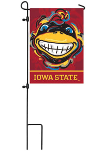 Iowa State Cyclones Justin Patten Garden Flag - Red