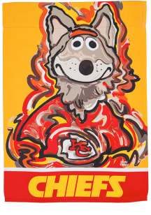 Kansas City Chiefs Justin Patten Garden Flag - Red