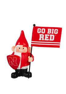 Nebraska Cornhuskers Flag Holder Gnome