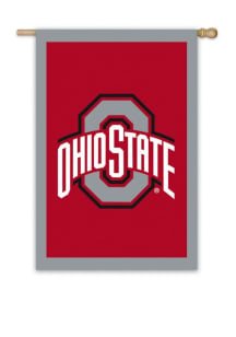 Ohio State Buckeyes 28x44 Applique Sleeve Banner - Red