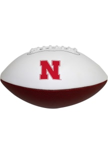 Nebraska Cornhuskers Logo Brands Officially Sized Autograph Football